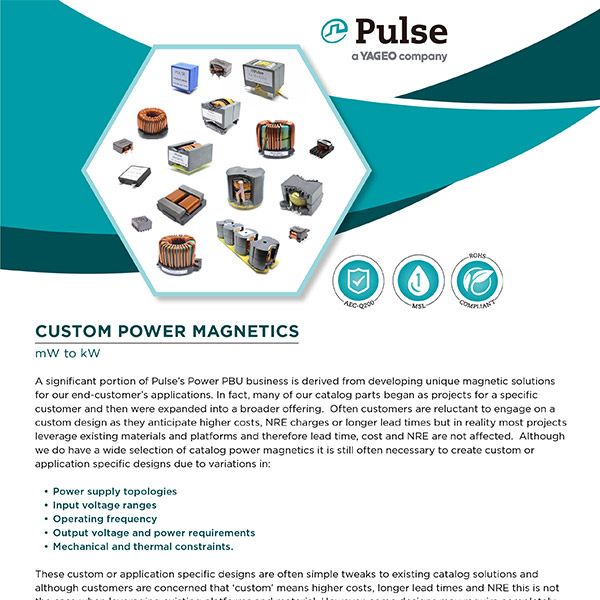 Custom Power Magnetics PDF